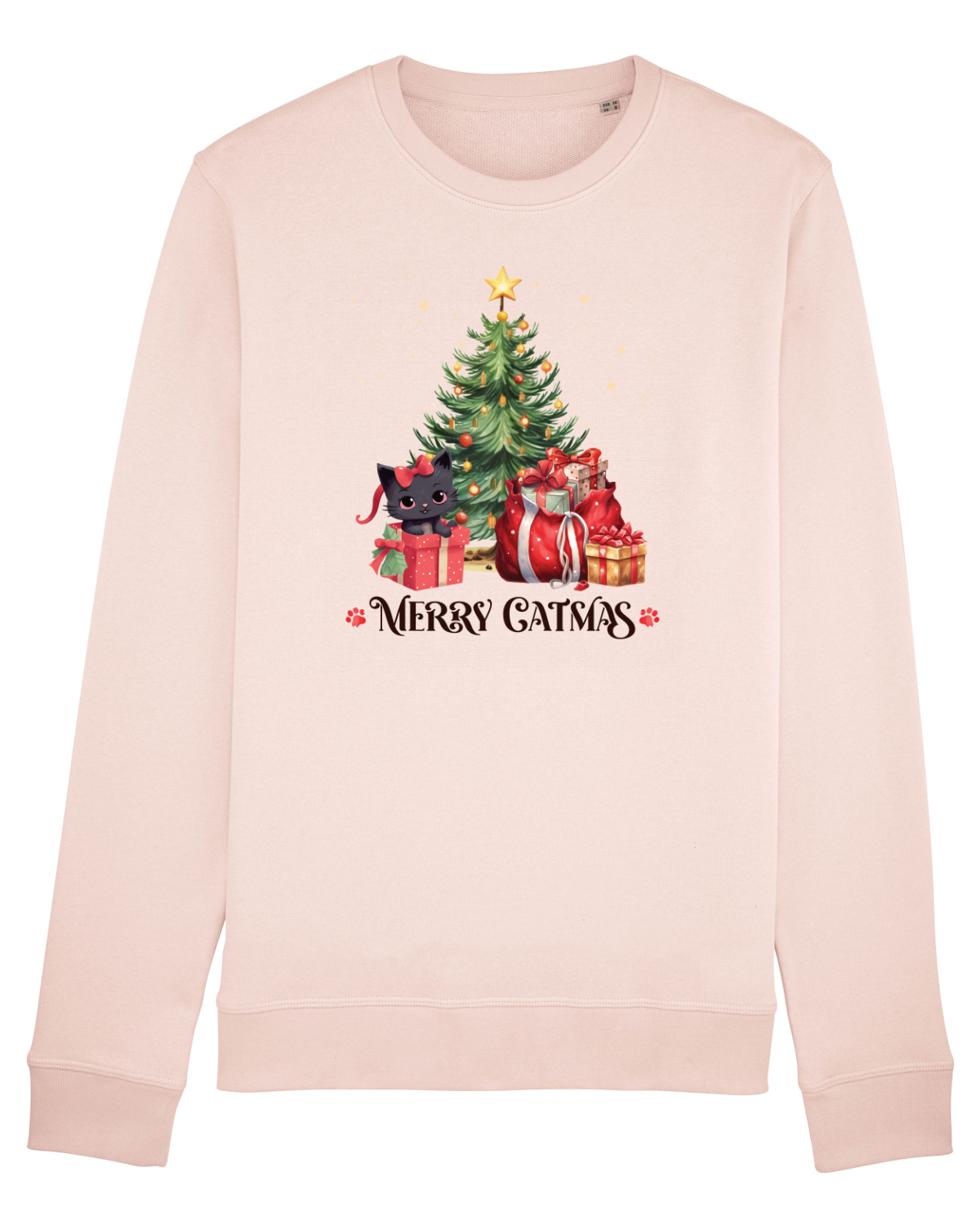 Bluză mânecă lungă Unisex Rise Candy Pink