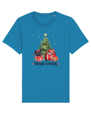 cu pisici de Craciun - Merry Catmas Tree Azur