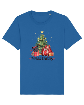cu pisici de Craciun - Merry Catmas Tree Royal Blue