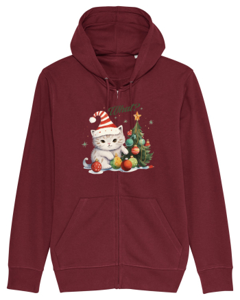 cu pisici de Craciun - What Christmas Cat Burgundy