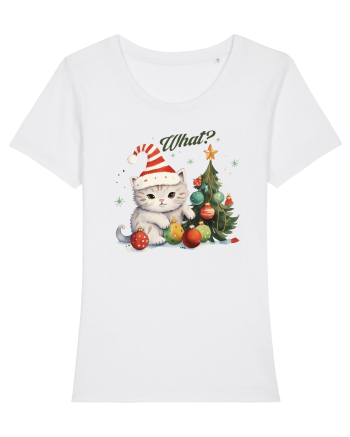 cu pisici de Craciun - What Christmas Cat White