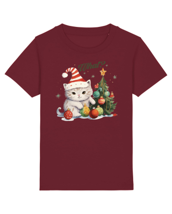 cu pisici de Craciun - What Christmas Cat Burgundy