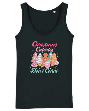 retro de Craciun - Christmas calories do not count Black