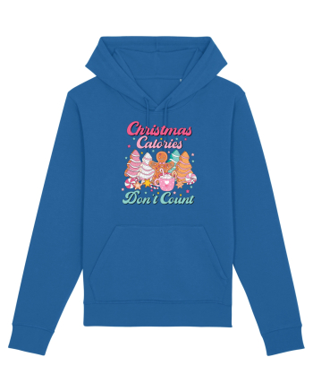 retro de Craciun - Christmas calories do not count Royal Blue
