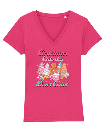 retro de Craciun - Christmas calories do not count Raspberry
