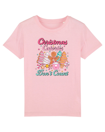 retro de Craciun - Christmas calories do not count Cotton Pink