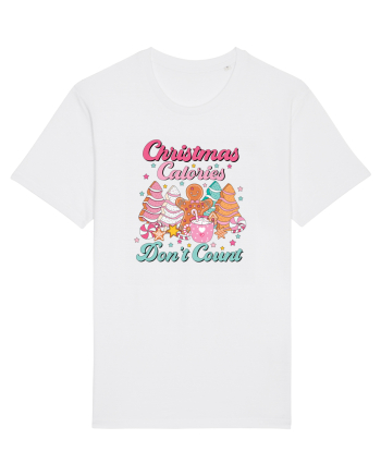 retro de Craciun - Christmas calories do not count White