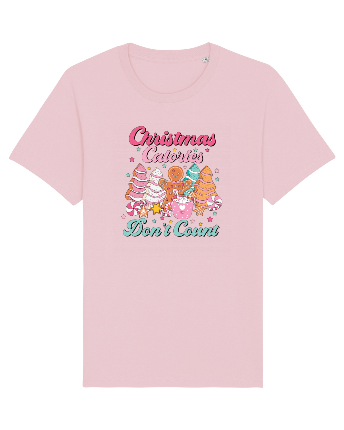 Tricou mânecă scurtă Unisex Rocker Cotton Pink