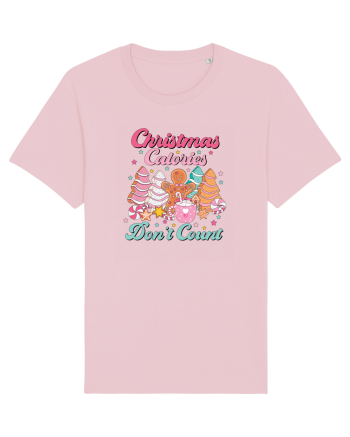 retro de Craciun - Christmas calories do not count Cotton Pink