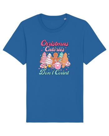 retro de Craciun - Christmas calories do not count Royal Blue