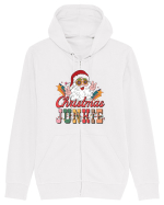 retro de Craciun - Christmas junkie Hanorac cu fermoar Unisex Connector