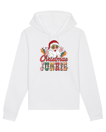 retro de Craciun - Christmas junkie White