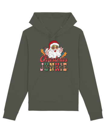 retro de Craciun - Christmas junkie Khaki