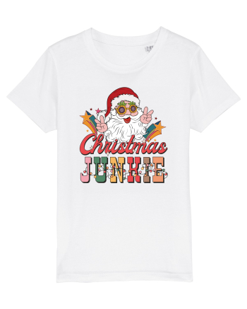 retro de Craciun - Christmas junkie White
