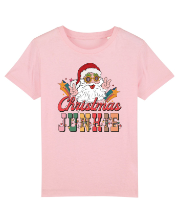 retro de Craciun - Christmas junkie Cotton Pink