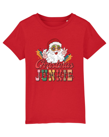 retro de Craciun - Christmas junkie Red