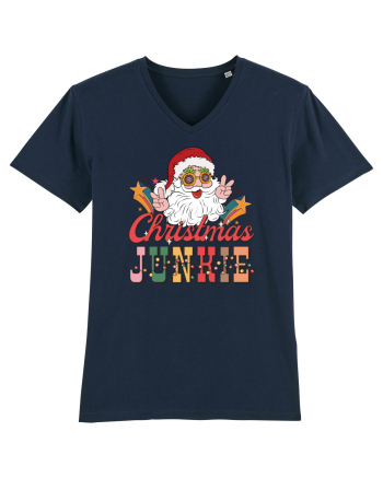 retro de Craciun - Christmas junkie French Navy