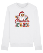 retro de Craciun - Christmas junkie Bluză mânecă lungă Unisex Rise
