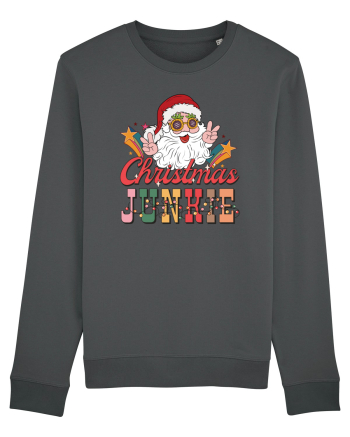 retro de Craciun - Christmas junkie Anthracite
