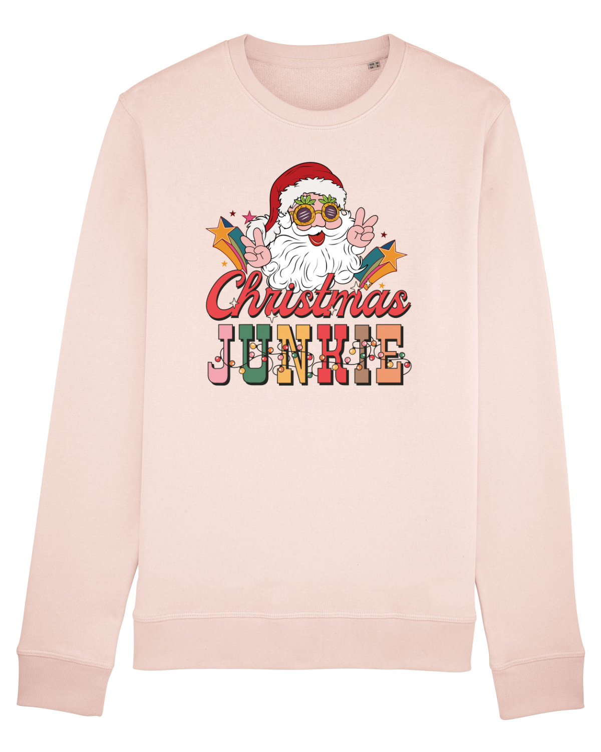 Bluză mânecă lungă Unisex Rise Candy Pink