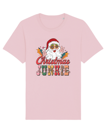 retro de Craciun - Christmas junkie Cotton Pink