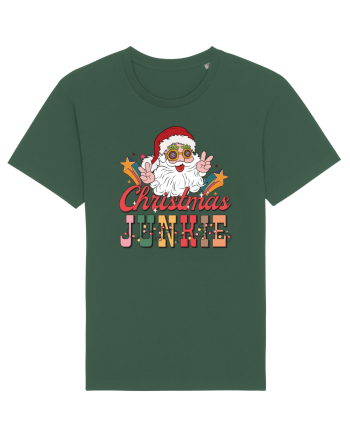 retro de Craciun - Christmas junkie Bottle Green