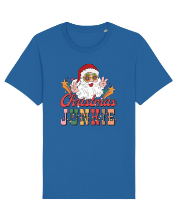 retro de Craciun - Christmas junkie Royal Blue