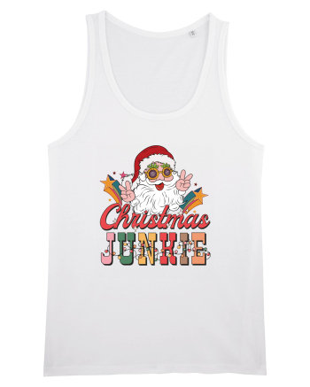 retro de Craciun - Christmas junkie White