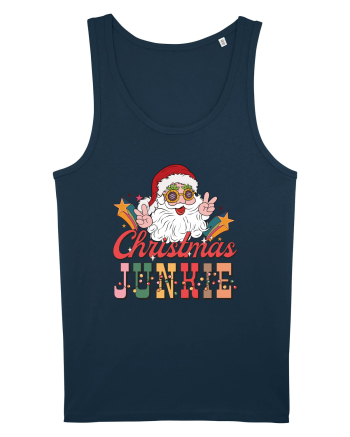 retro de Craciun - Christmas junkie Navy