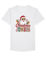 retro de Craciun - Christmas junkie Tricou mânecă scurtă guler larg Bărbat Skater