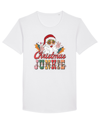 retro de Craciun - Christmas junkie White
