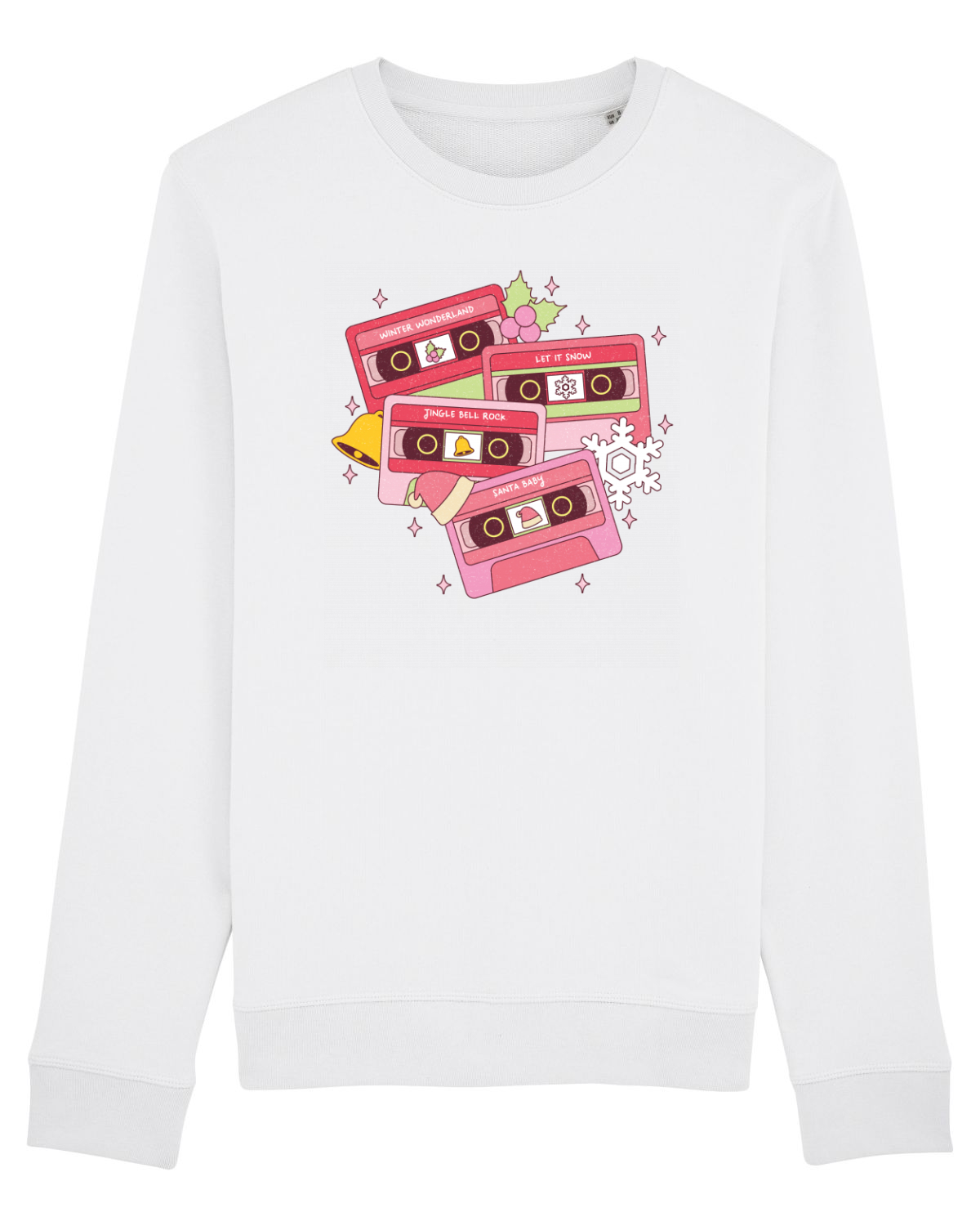 Bluză mânecă lungă Unisex Rise White