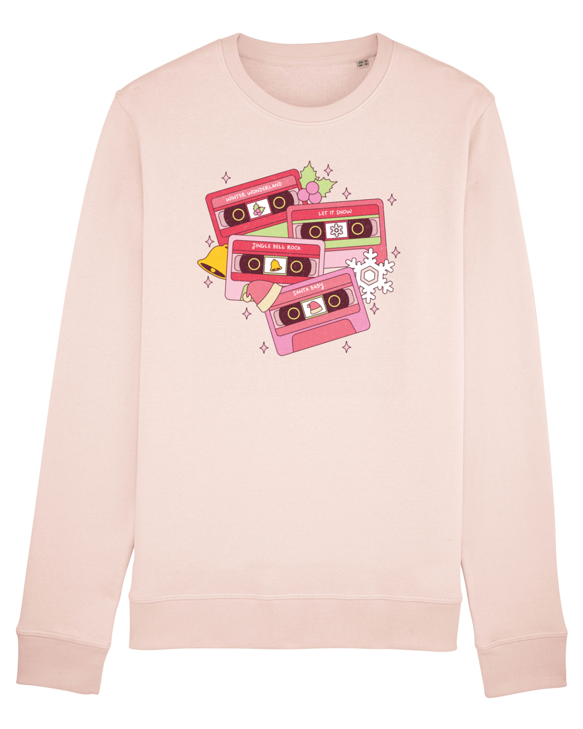 Bluză mânecă lungă Unisex Rise Candy Pink