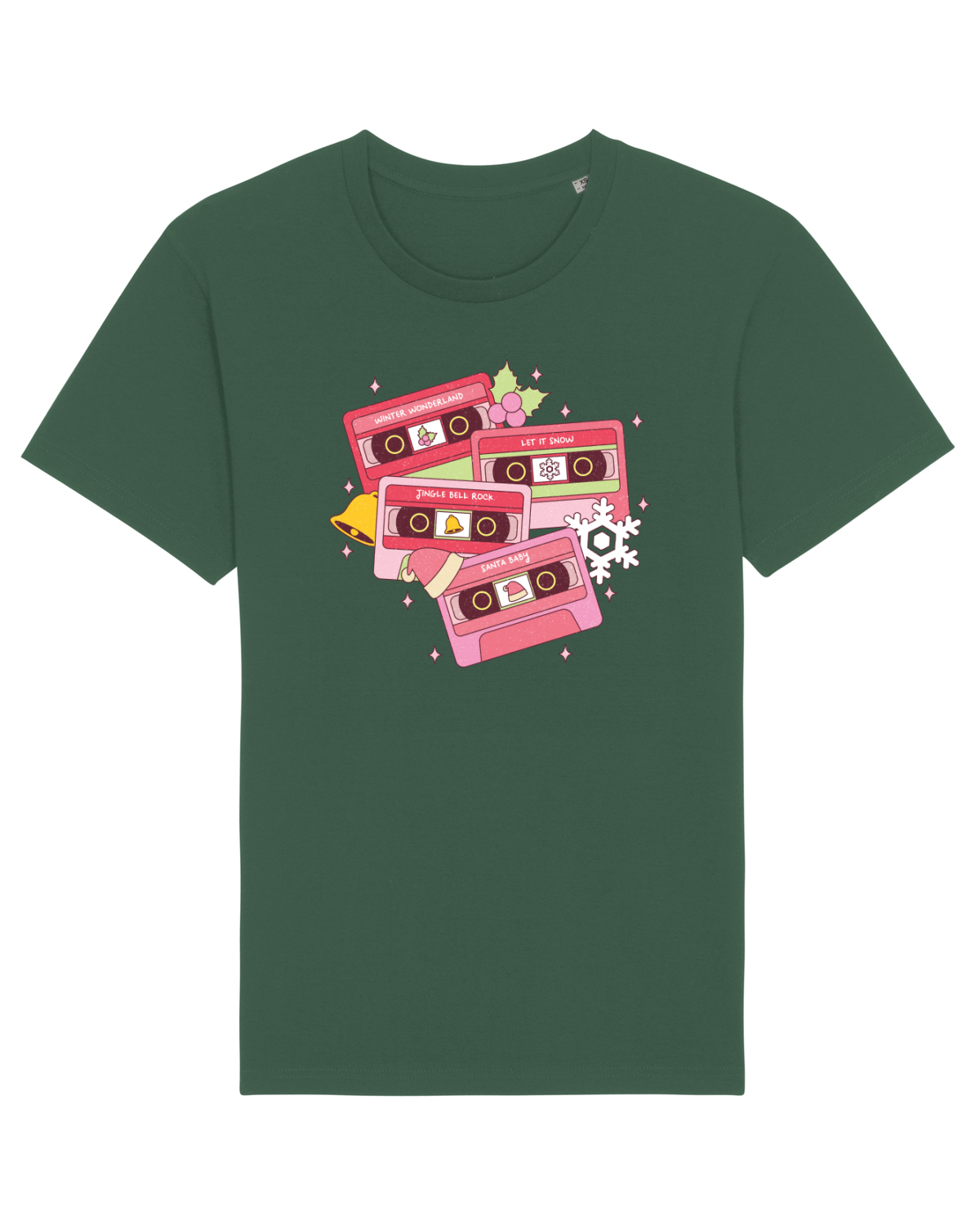 Tricou mânecă scurtă Unisex Rocker Bottle Green