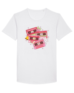 retro de Craciun - Christmas retro music Tricou mânecă scurtă guler larg Bărbat Skater