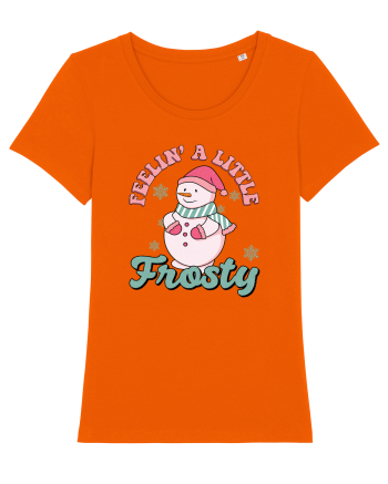 retro de Craciun - Feeling a little frosty Bright Orange