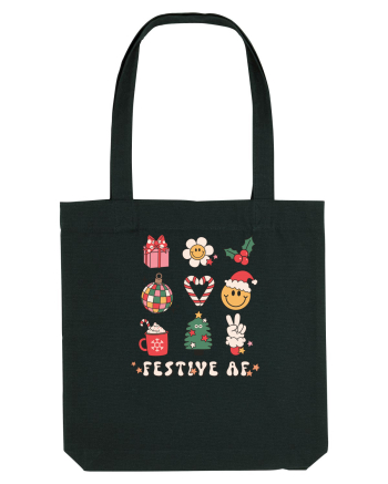 retro de Craciun - Festive AF Black