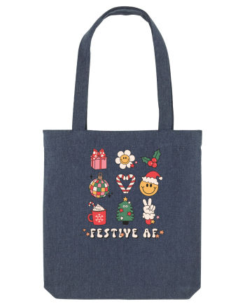 retro de Craciun - Festive AF Midnight Blue