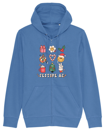 retro de Craciun - Festive AF Bright Blue