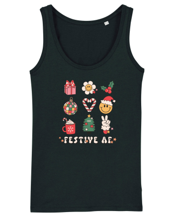 retro de Craciun - Festive AF Black