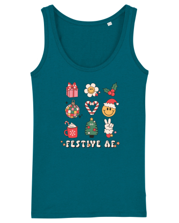 retro de Craciun - Festive AF Ocean Depth