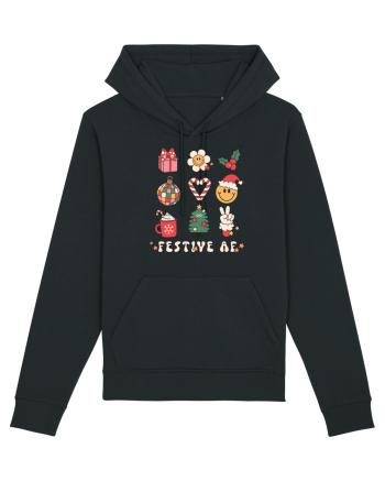 retro de Craciun - Festive AF Black