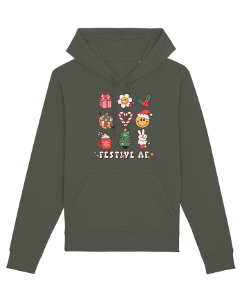 retro de Craciun - Festive AF Khaki