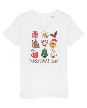 retro de Craciun - Festive AF White