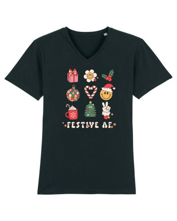 retro de Craciun - Festive AF Black