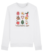 retro de Craciun - Festive AF Bluză mânecă lungă Unisex Rise
