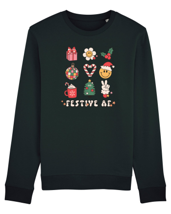 retro de Craciun - Festive AF Black