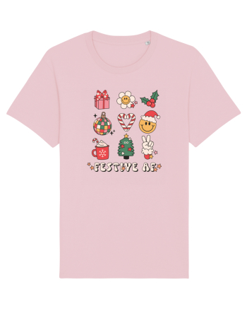 retro de Craciun - Festive AF Cotton Pink