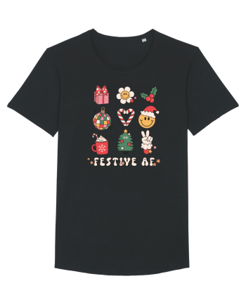 retro de Craciun - Festive AF Black