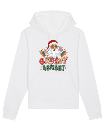 retro de Craciun - Groovy and bright White